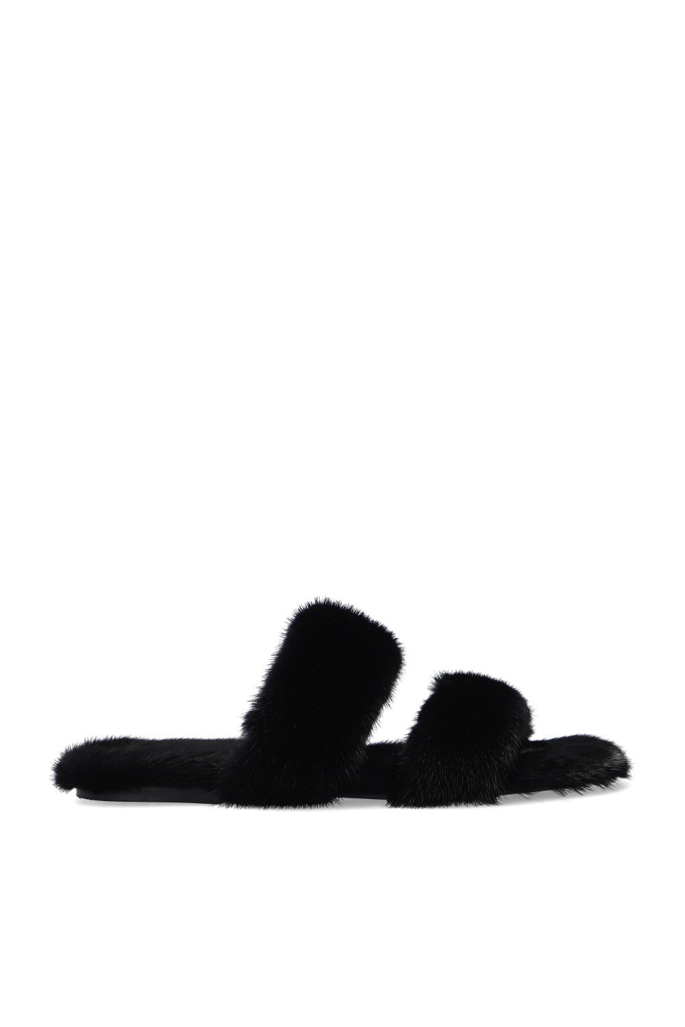 Saint Laurent Fur slides